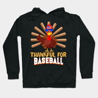 Baseball Turkey Sport Lovers Thanksgiving Hoodie